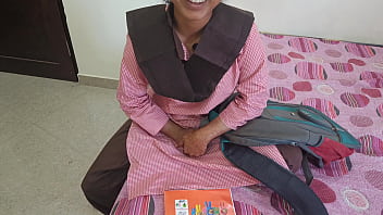 Indian Student Moans In Pleasure As Teacher Pounds Her Hard In Doggy Style During Private Coaching