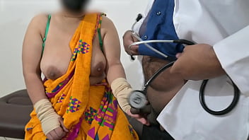 Physician Examining Voluptuous Telugu Woman’s Breasts