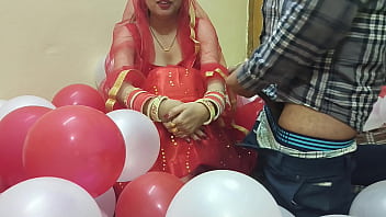 Desi Bride’s Steamy First Night With Her Husband In Hindi
