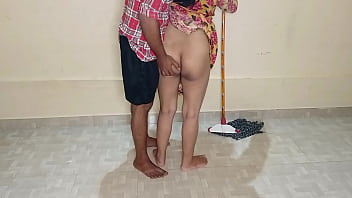 Fucking The Maid While She Sucks My Hard Cock In The Room! Clear Hindi Voice