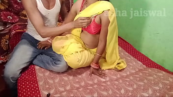 Yellow Saree, Tiny Steps, You Look So Hot While Getting Fucked