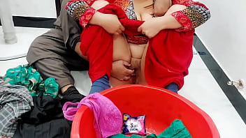 Stepsister Helps With Laundry In Exchange For Anal Pleasure – Hindi Audio