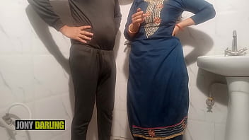 Punjabi Bhabhi Gets Wild With Bihari Lover In Steamy Bathroom Encounter, Hot Moans