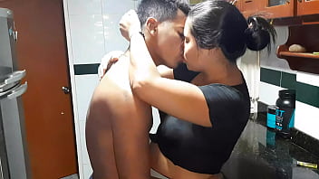 The Horny Cleaning Lady Sucks My Hard Cock