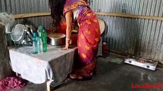 Sensual Bengali Boudi In Red Saree – Official Video By Localsex31
