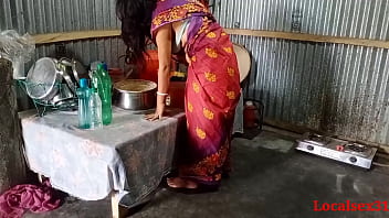 Sensual Bengali Boudi In Red Saree – Official Video By Localsex31