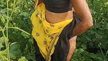 Horny Husband Fucks His Wife Hard In The Mustard Field Outdoor Hindi Audio