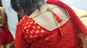 Saree-clad Seductive Neighbor’s Wife