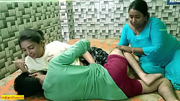 Indian Beauty Shares Her Man With Seductive Bhabhi In Steamy Xxx Action