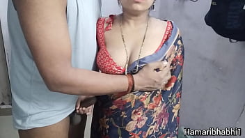 Hot Desi Bhabhi Fucks Hard In Saree – Hindi Bf Sex Video