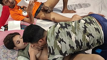 Hot Bikini Babe Shathi Khatun Gets Wild With Hanif And Shapan Pramanik