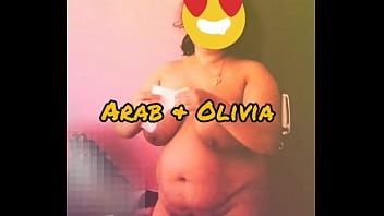 Naughty Bengali Wife Olivia With Huge Tits Wiping Cum Off Her Curvy Body