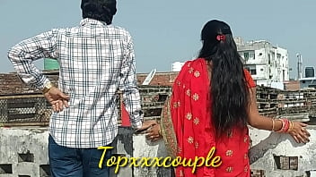 Neighbor’s Fresh Bride Seduced And Nailed On The Rooftop Stroll