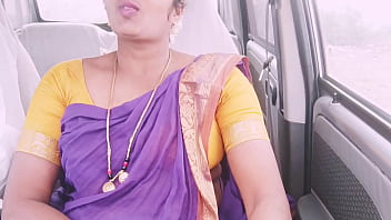 Naughty Telugu Maid Car Sex With Steamy Talk.
