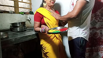 Hardcore Kitchen Counter Fuck: Horny Bhabhi Gets Pounded After Holi Colors, Hindi Dirty Talk