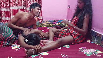 Hot Bengali Threesome: Hanif, Sumona & Popy’s Wild Private Party Fuck