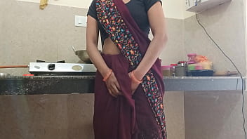 Sizzling Indian Village Bhabhi Gets Pounded Hard In The Kitchen With Raw Hindi Moans