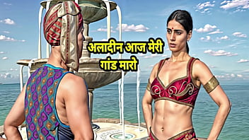 Desi Aladdin Rubs The Magic Lamp And Gets His Filthy Wish To Pound Jasmine’s Tight Pussy With Hindi Dirty Talk