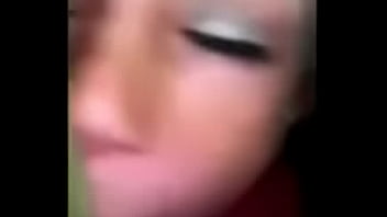 Cum-hungry Blonde Slut Services Two Gloryholes While Her Boyfriend Watches